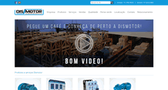 Desktop Screenshot of dismotor.com.br